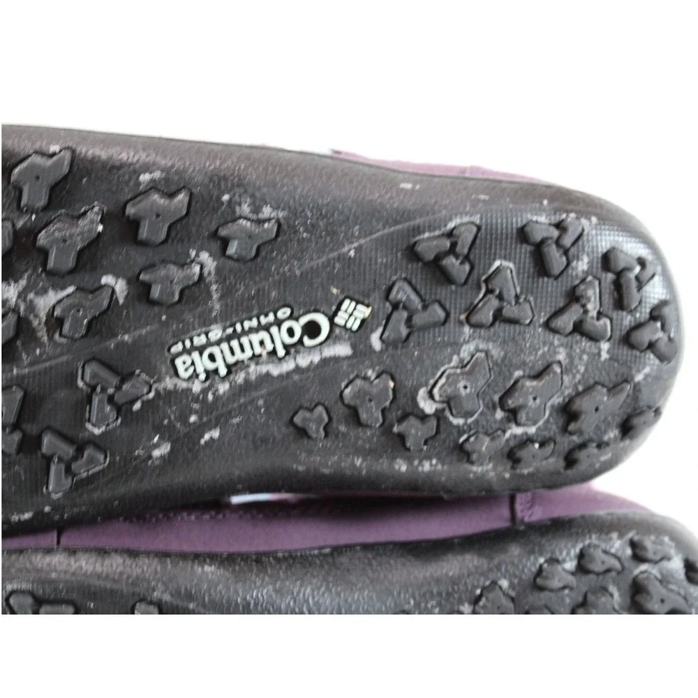 Columbia Womens Purple Lace Up Winter Snow Boots Size 5‎ Omni Grip